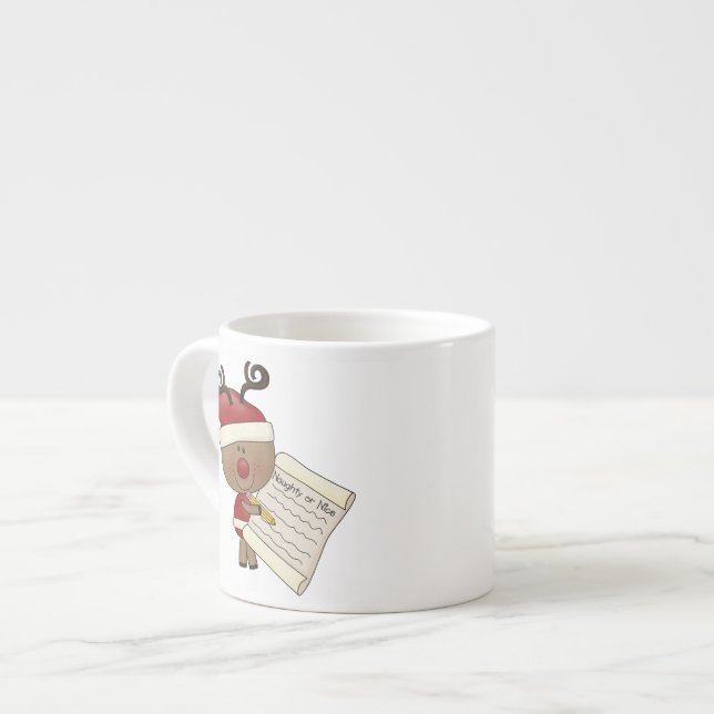 Taza De Espresso Reno de Rudy travieso o NIC (Izquierda)