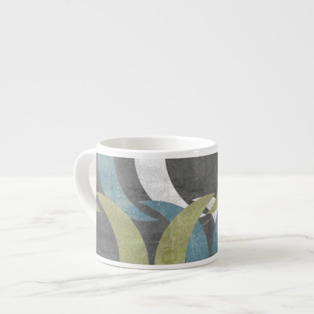 Taza De Espresso Repetición geométrica I (Izquierda)