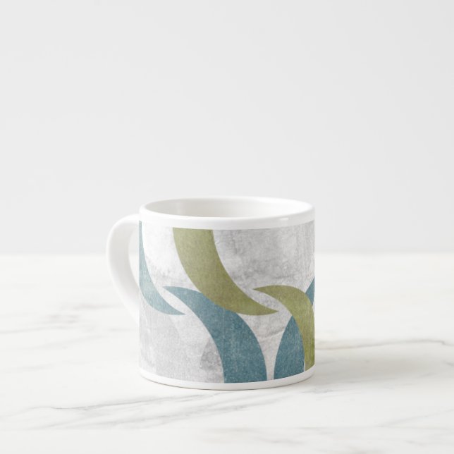 Taza De Espresso Repetición geométrica III (Izquierda)