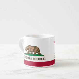 Taza De Espresso República de California (Bandera del estado)