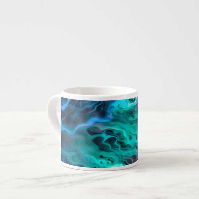 Taza De Espresso Resumen Apofisis Fractal I (Izquierda)