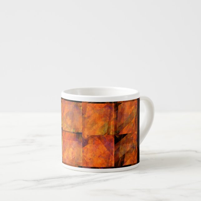 Taza De Espresso Resumen de arte Espresso Mug (Derecha)