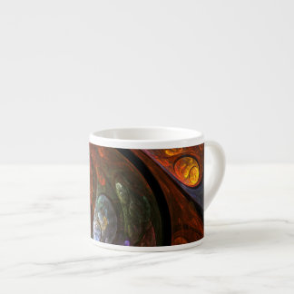 Taza De Espresso Resumen de conexión fluida Art Espresso Mug