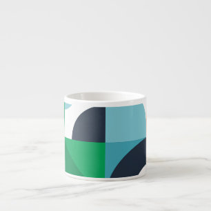 Taza De Espresso Resumen de formas y formas simples