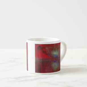 Taza De Espresso Resumen digital de huelga de asteroides
