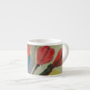 Taza De Espresso Resumen Tulips