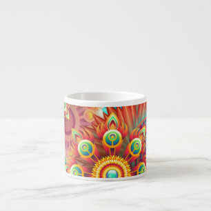 Taza De Espresso Resumen vibrante