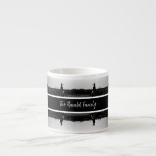 Taza De Espresso retrato vintage de agricultor de Argelia Argel