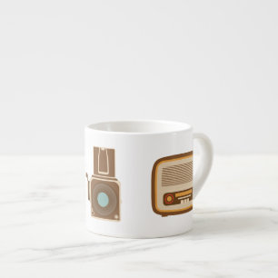 Taza De Espresso Retro Espresso Mug