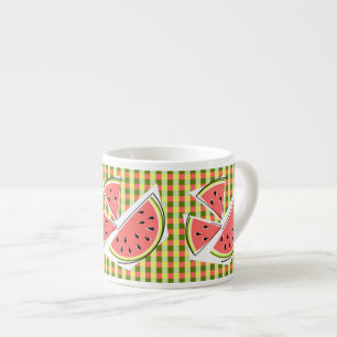 Taza De Espresso Revisión de trozos de sandía