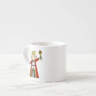 Taza De Espresso Rey de figuras de palitos