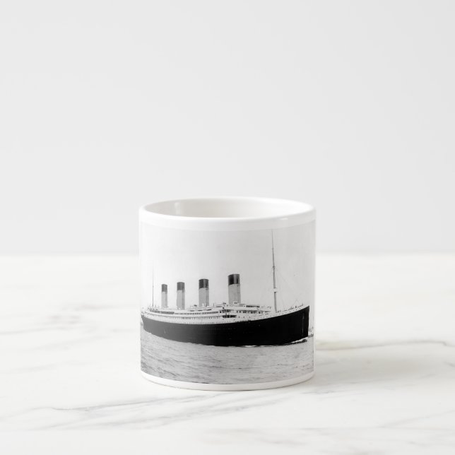 Taza De Espresso RMS Titanic (Frente)