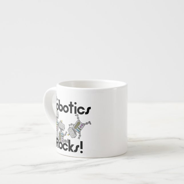 Taza De Espresso Rocas de la robótica (Izquierda)