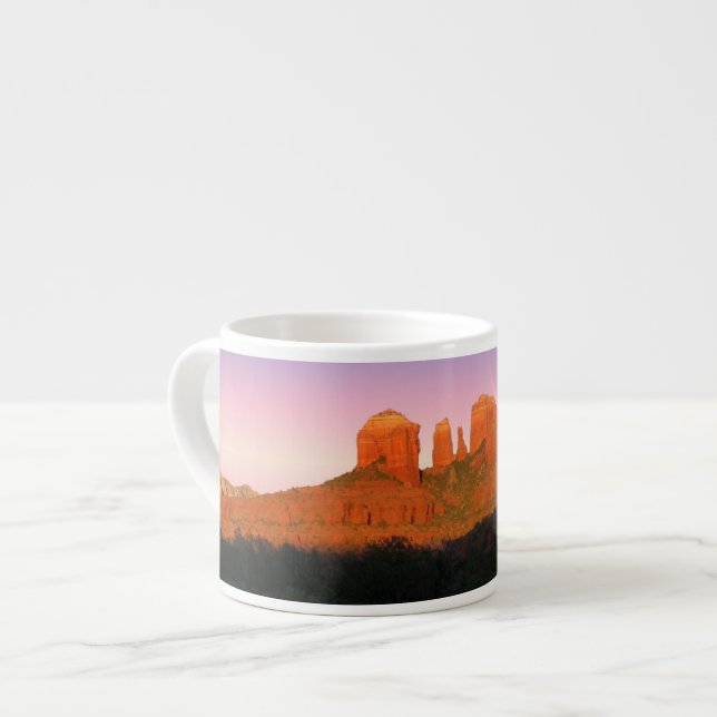 Taza De Espresso Rock Catedral Sedona Panorama (Izquierda)