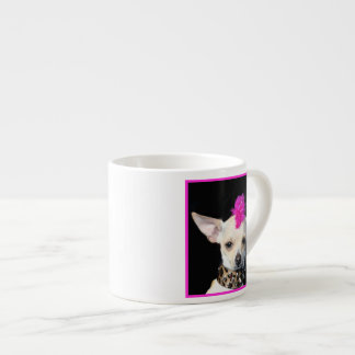 Taza De Espresso Rock Punk Chihuahua