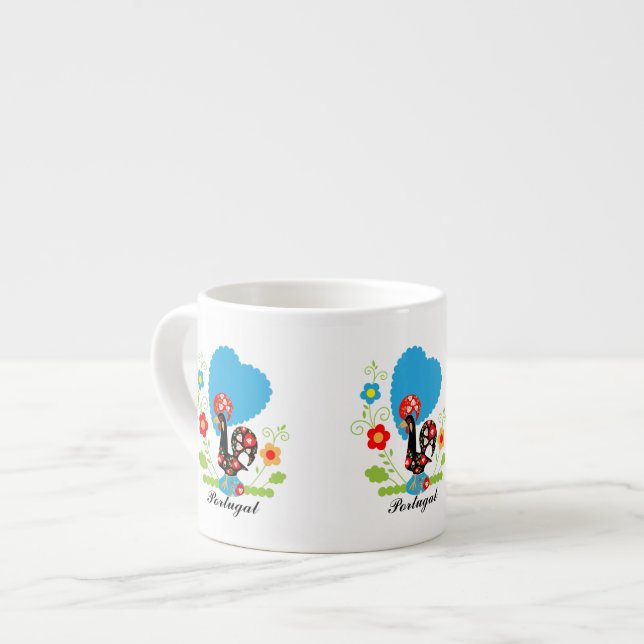 Taza De Espresso Rooster de Portugal (Izquierda)