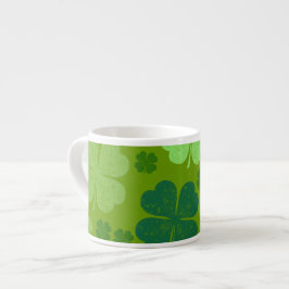 Taza De Espresso Ropas verdes, Ropas afortunadas, Día de San Patric