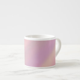 Taza De Espresso Rosa suave malva 80s 