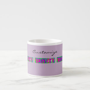Taza De Espresso Rótulo Tahití Thunder_Cove