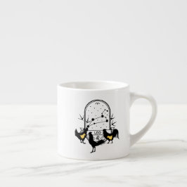 Taza De Espresso Rótulo zodiaco y Mascotas coincidentes. Leo - Poll