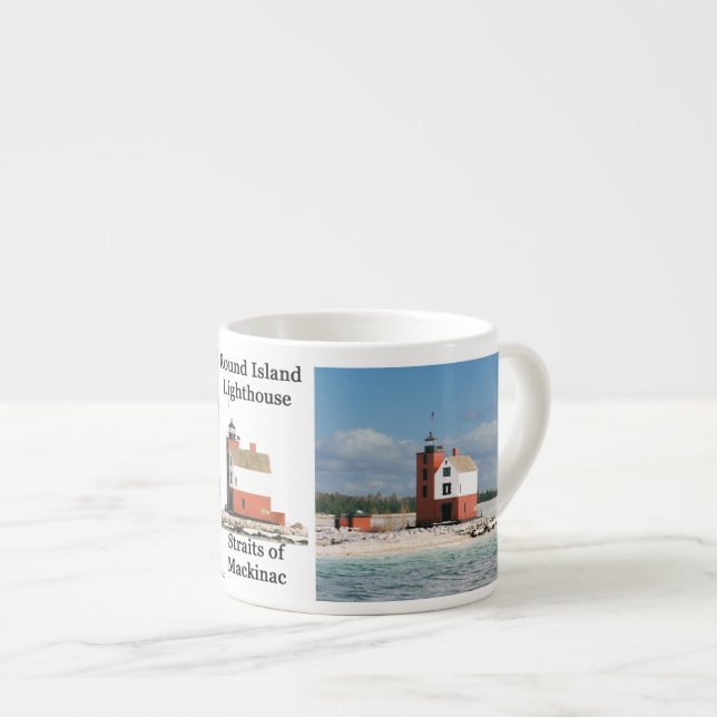 Taza De Espresso Round Island Lighthouse espresso mug (Derecha)