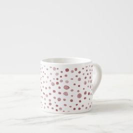 Taza De Espresso Ruby Confetti Water Dots Espresso Mug
