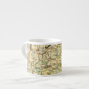 Taza De Espresso Rusia en Europa con los límites resumidos