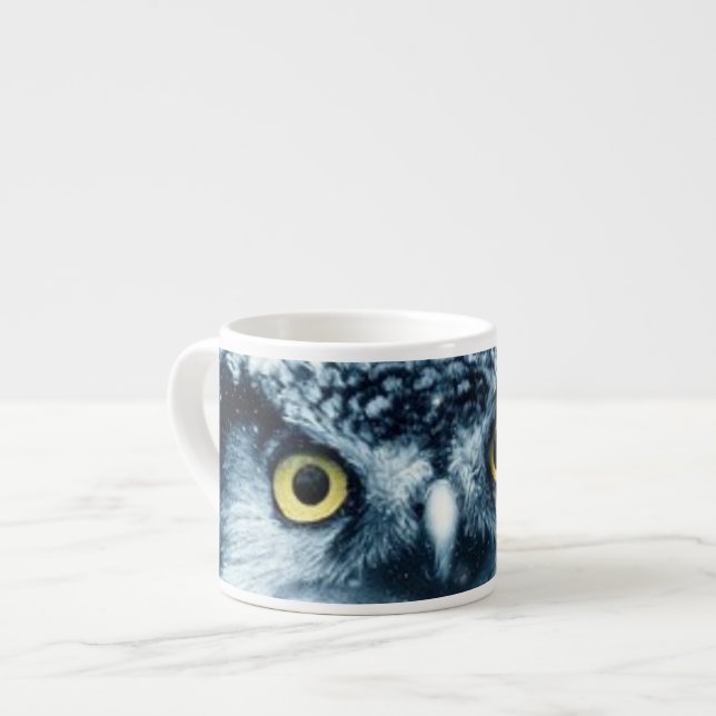 Taza De Espresso Sabiduría del búho (Izquierda)