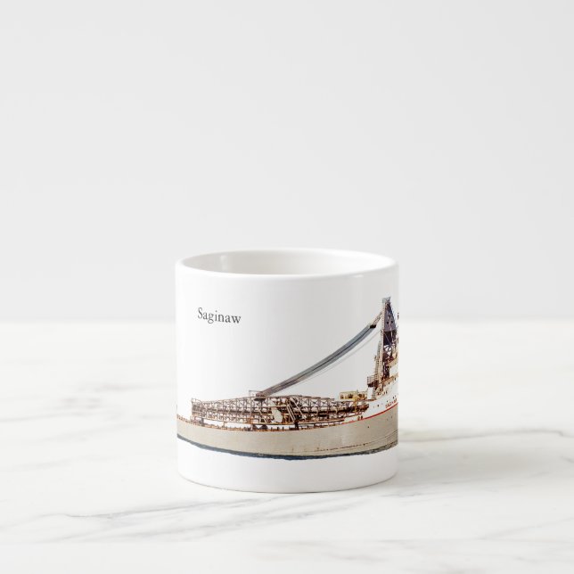 Taza De Espresso Saginaw cortar espresso mug (Frente)