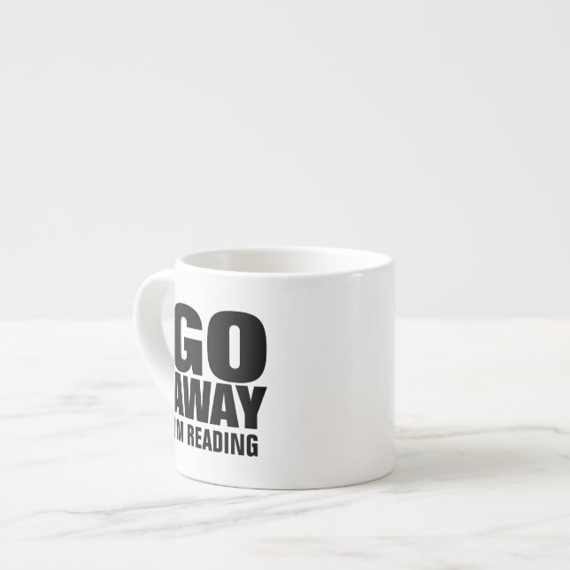 Taza De Espresso Salgo, soy lectura divertida (Izquierda)