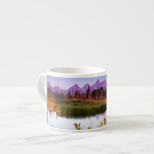 Taza De Espresso Salida del sol de Teton