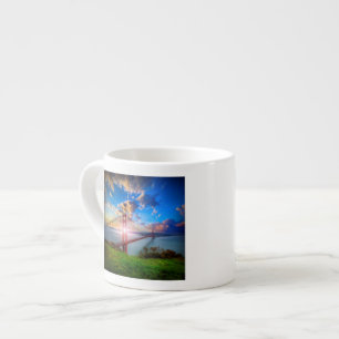 Taza De Espresso Salida del sol del Golden Gate