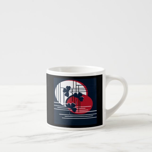 Taza De Espresso San Patricio, abstracción (Derecha)