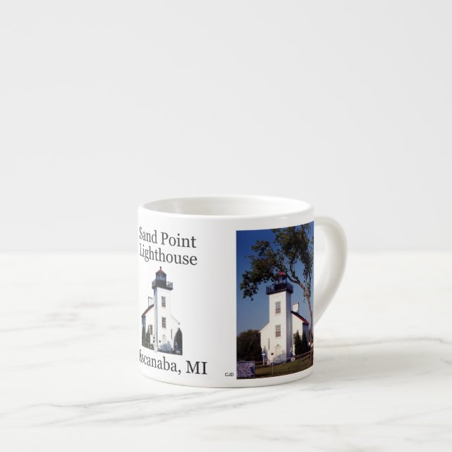 Taza De Espresso Sand Point Lighthouse espresso mug (Derecha)