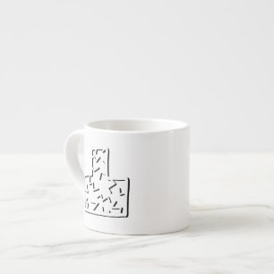 Taza De Espresso sangría y baches