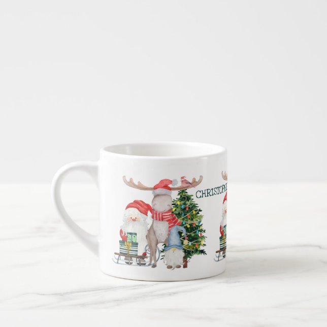 Taza De Espresso Santa y ayuda a los niños Navidades peluche (Izquierda)
