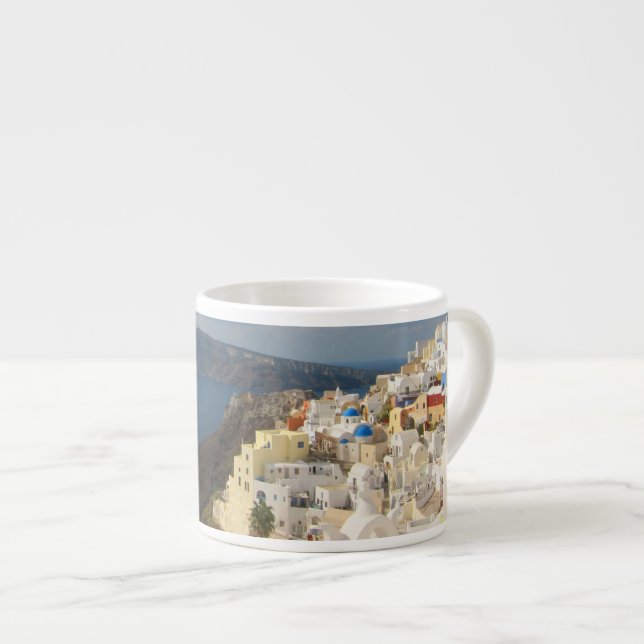 Taza De Espresso Santorini al atardecer (Derecha)