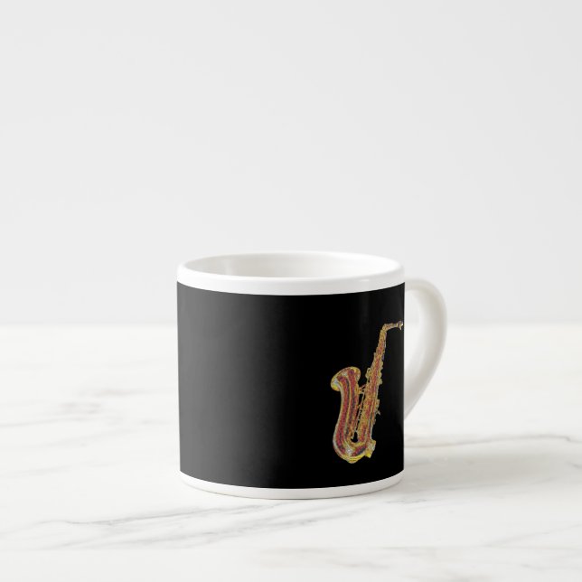 Taza De Espresso Saxofón (Derecha)