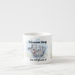 Taza De Espresso Schnauzer Gang Funny