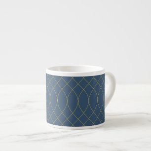Taza De Espresso Sencillo, moderno, fresco, moderno y ondulado líne