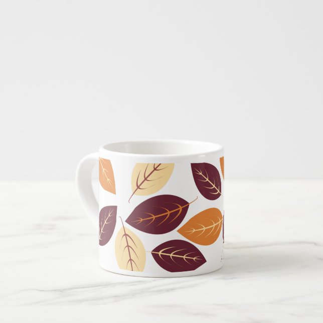 Taza De Espresso Sencillo otoño deja la Copa Espresso (Izquierda)
