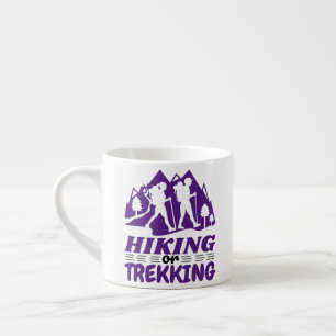 Taza De Espresso Senderismo o senderismo