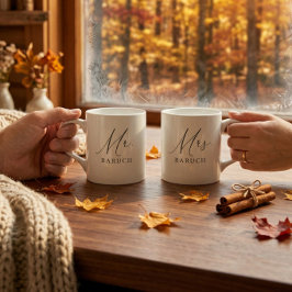Taza De Espresso Señora recién casada moderna