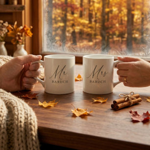 Taza De Espresso Señora recién casada moderna