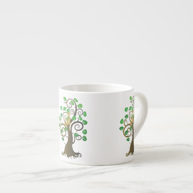 Taza De Espresso Sentado en el árbol (Derecha)