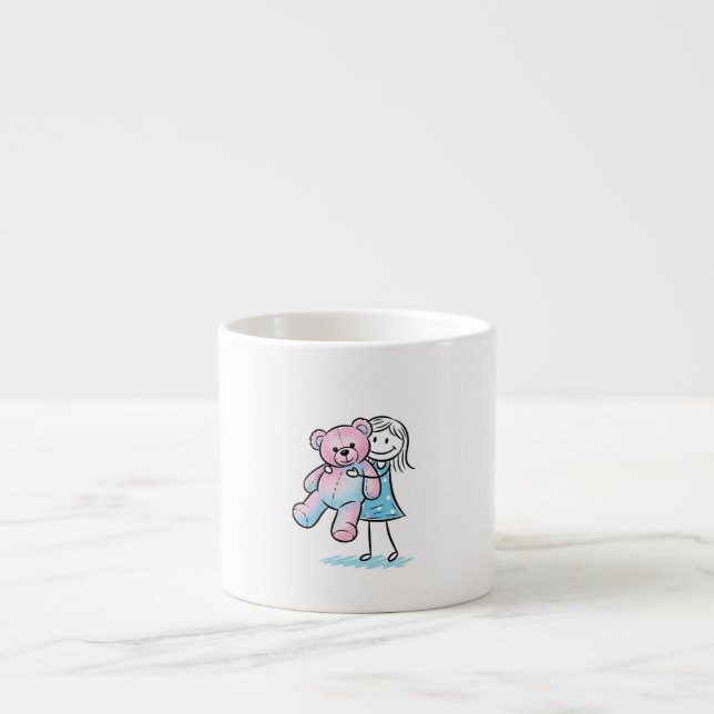 Taza De Espresso Sentimientos de licitación de Natasha Us (Frente)