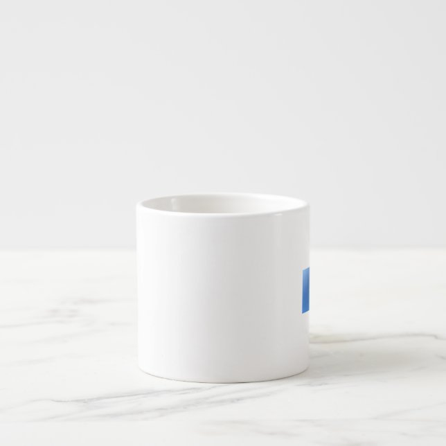 Taza De Espresso Serie cielo azul nº 2 (Frente)