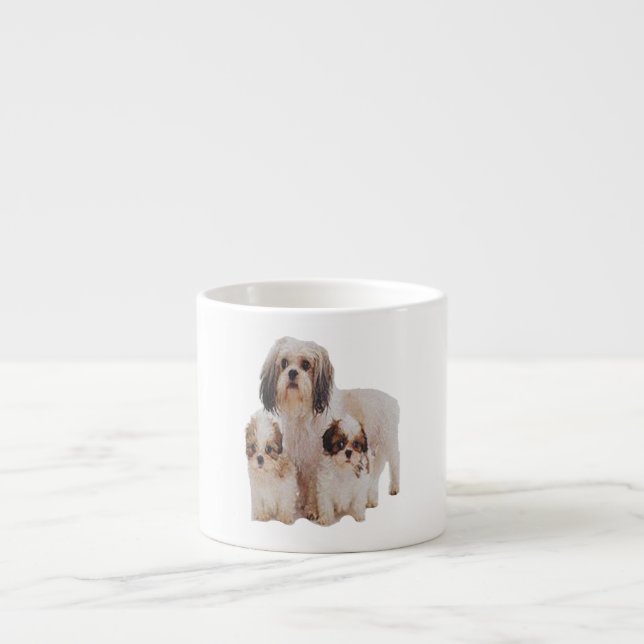 Taza De Espresso Shih-tzu coffeee mug (Frente)
