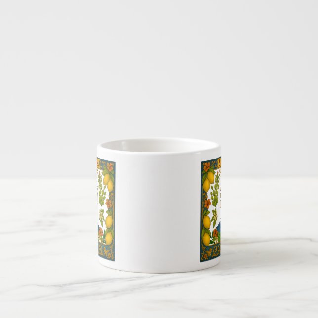 Taza De Espresso Sicilia Mt,Etna Design (Frente)