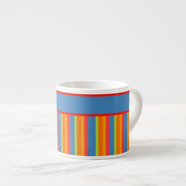 Taza De Espresso Silla de bonito Tiras Espresso Mug (Derecha)